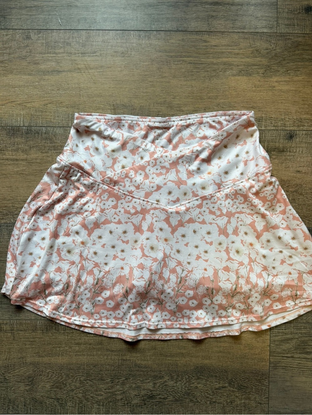 Kyodan Blush and White Floral Circle Skirt